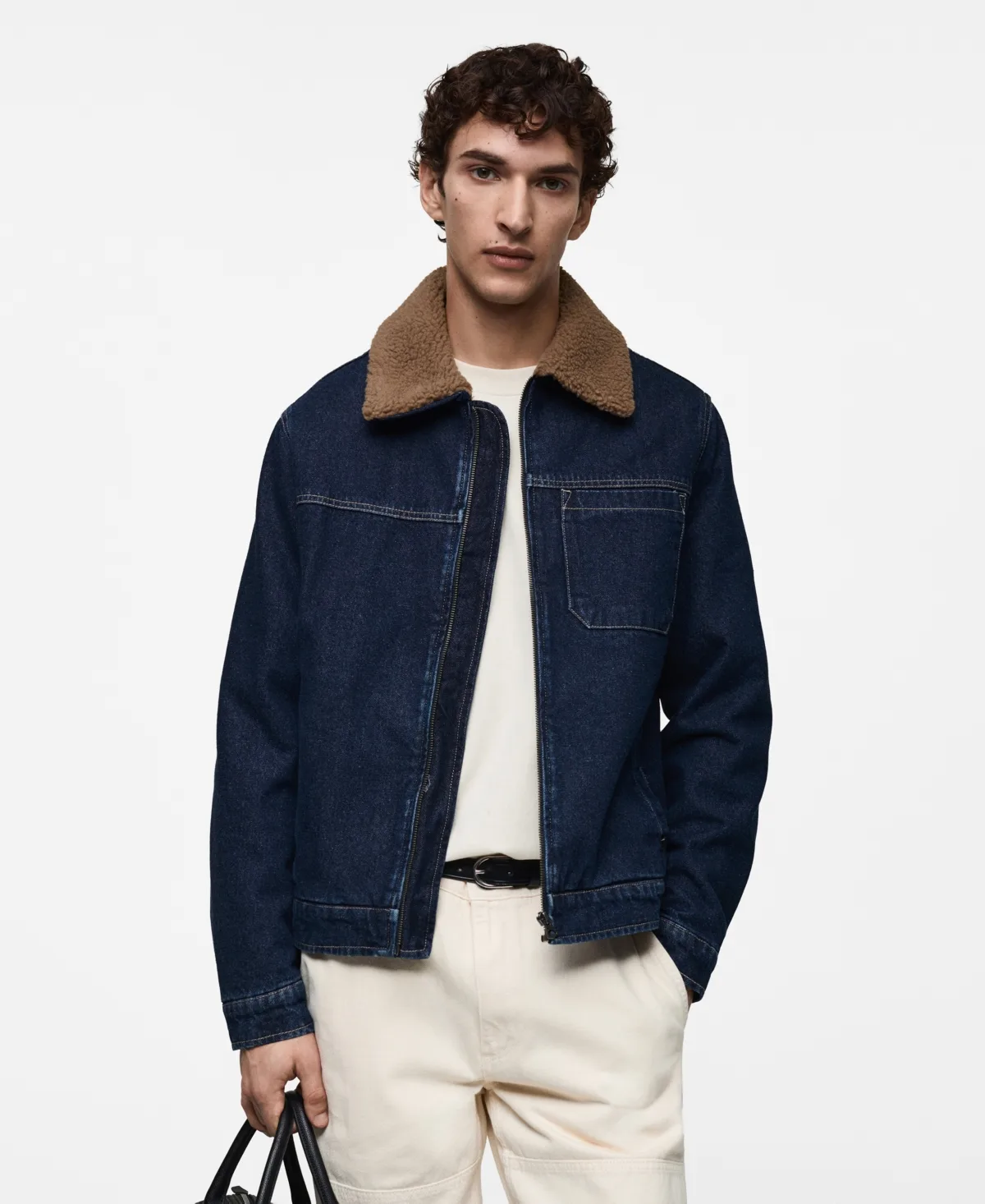 Shearling Lining Denim Jacket