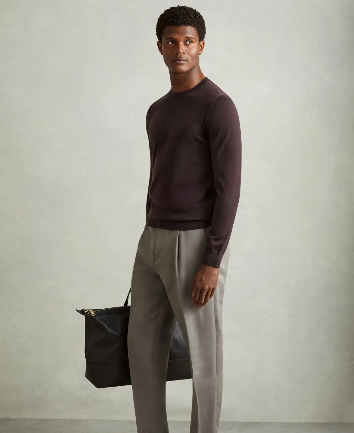 Merino Wool Crew Neck Sweater by Reiss