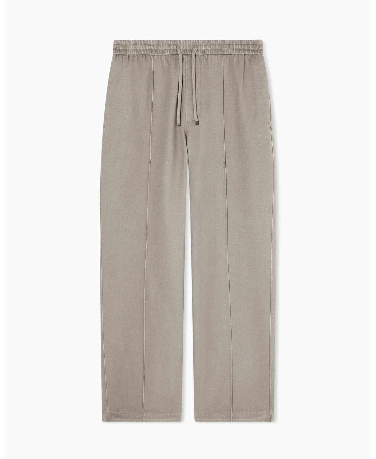 Ibiza x Cotton Twill Pleat Trouser by A|x Armani Exchange