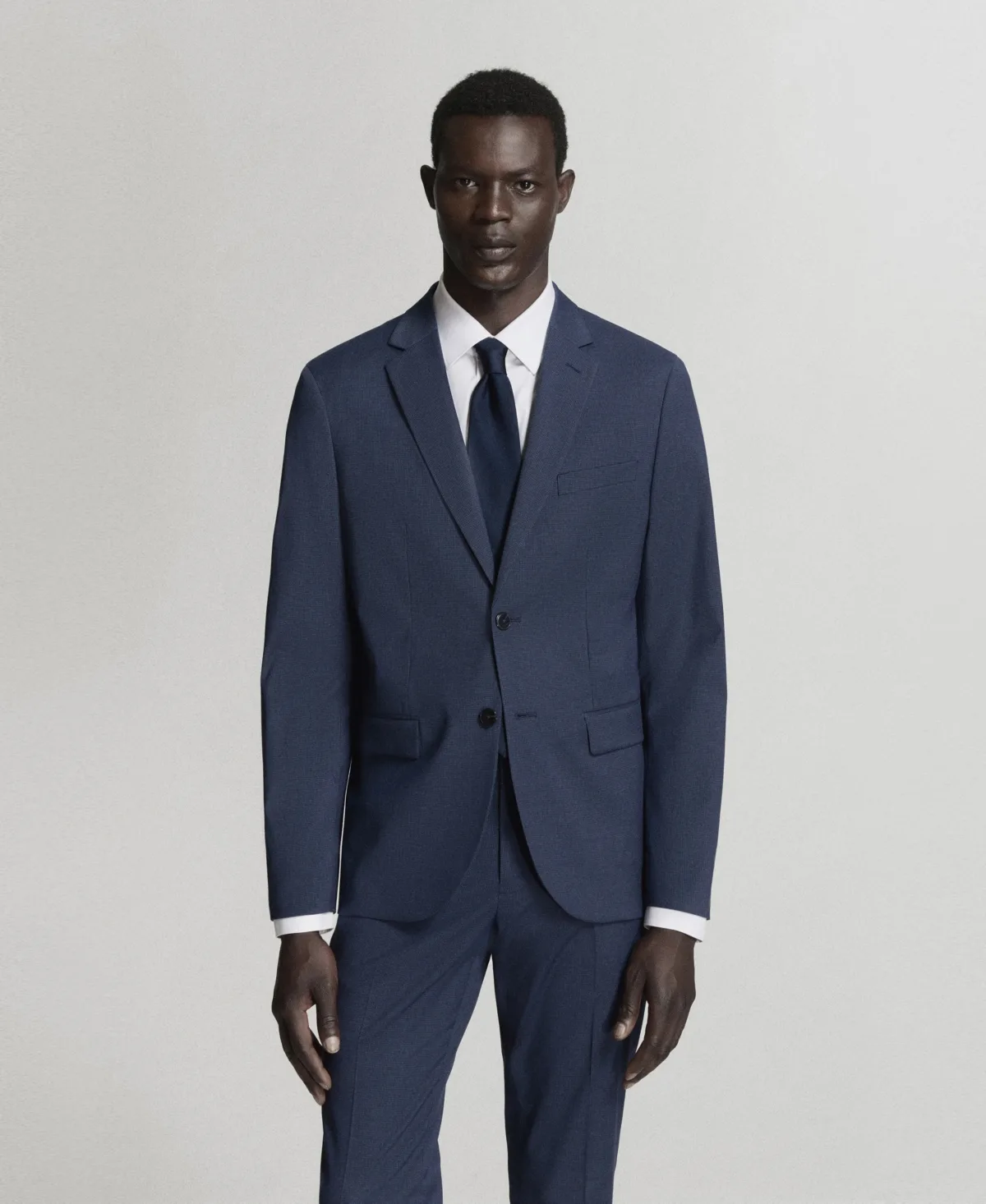 Stretch Fabric Super Slim-Fit Suit Jacket by Mango