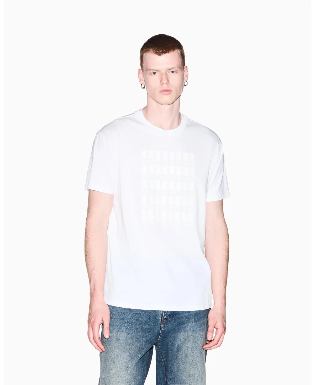 Multi Logo Box T-Shirt by A|x Armani Exchange