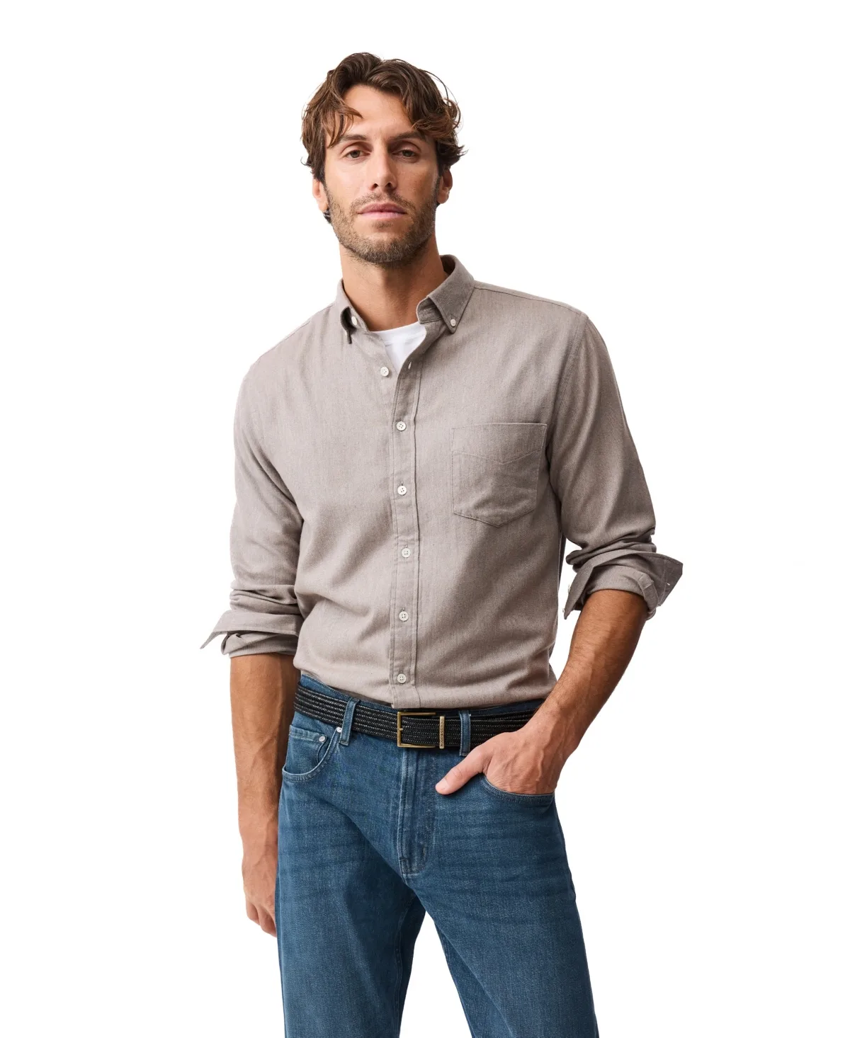 Barrhill Long Sleeve Slim Fit Shirt by Rodd & Gunn
