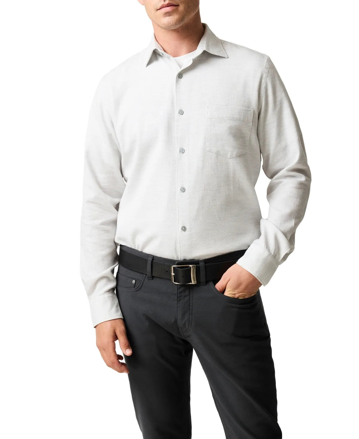 Airtex Long Sleeve Slim Fit Shirt by Rodd & Gunn