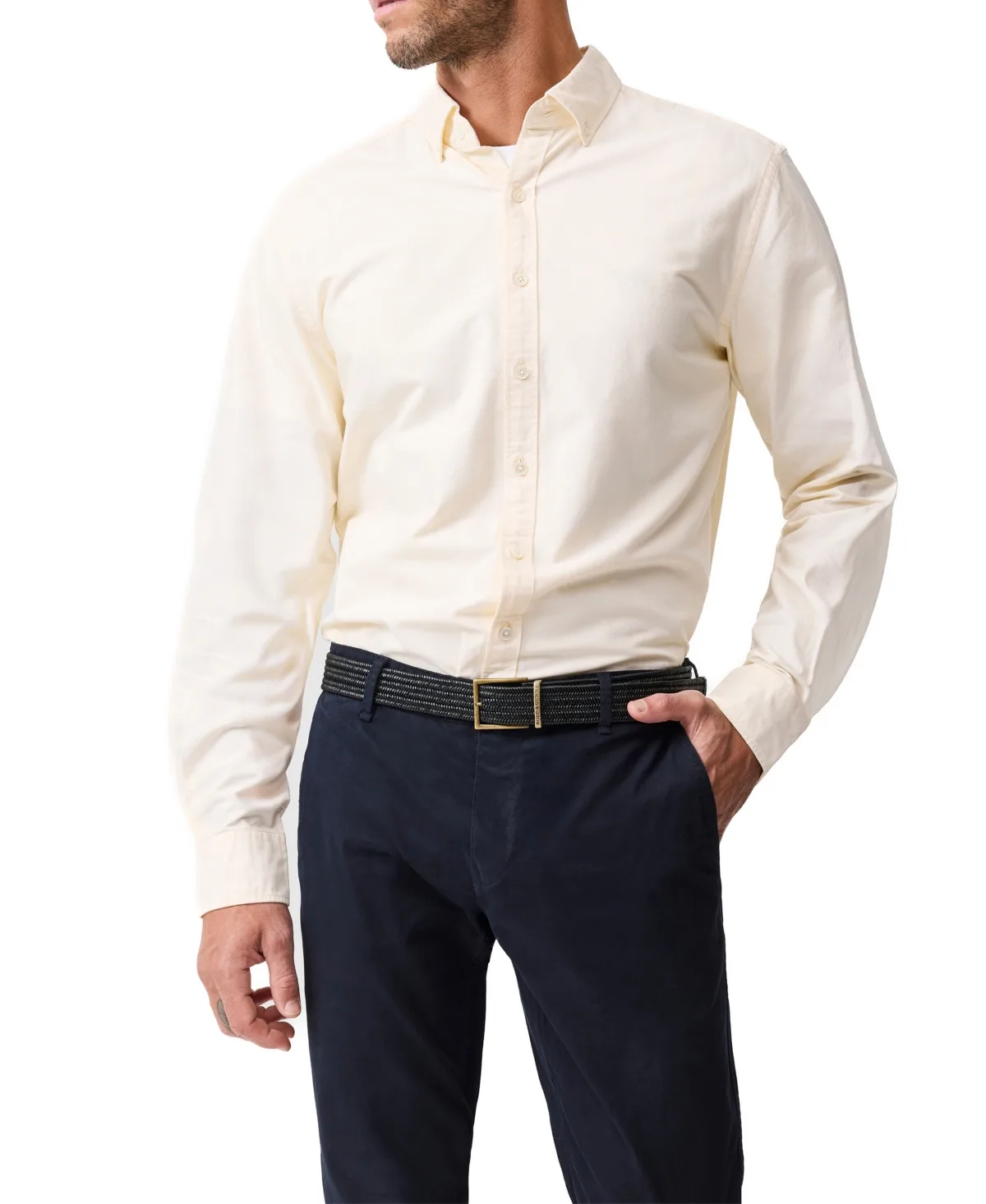 Cambridge Long Sleeves Cotton Shirt by Rodd & Gunn
