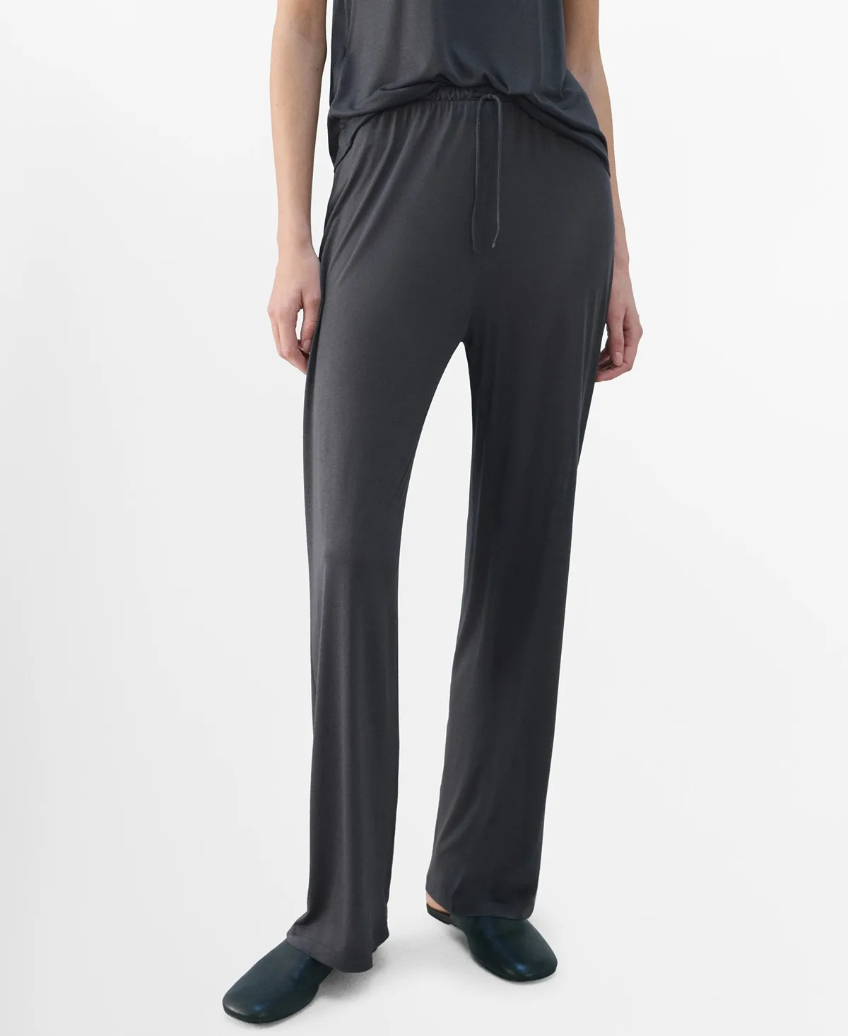 Micro-Modal Pajama Pants by Mango