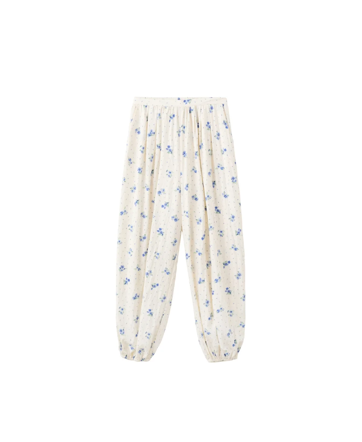 Floral-Print Harem Pants by Mango