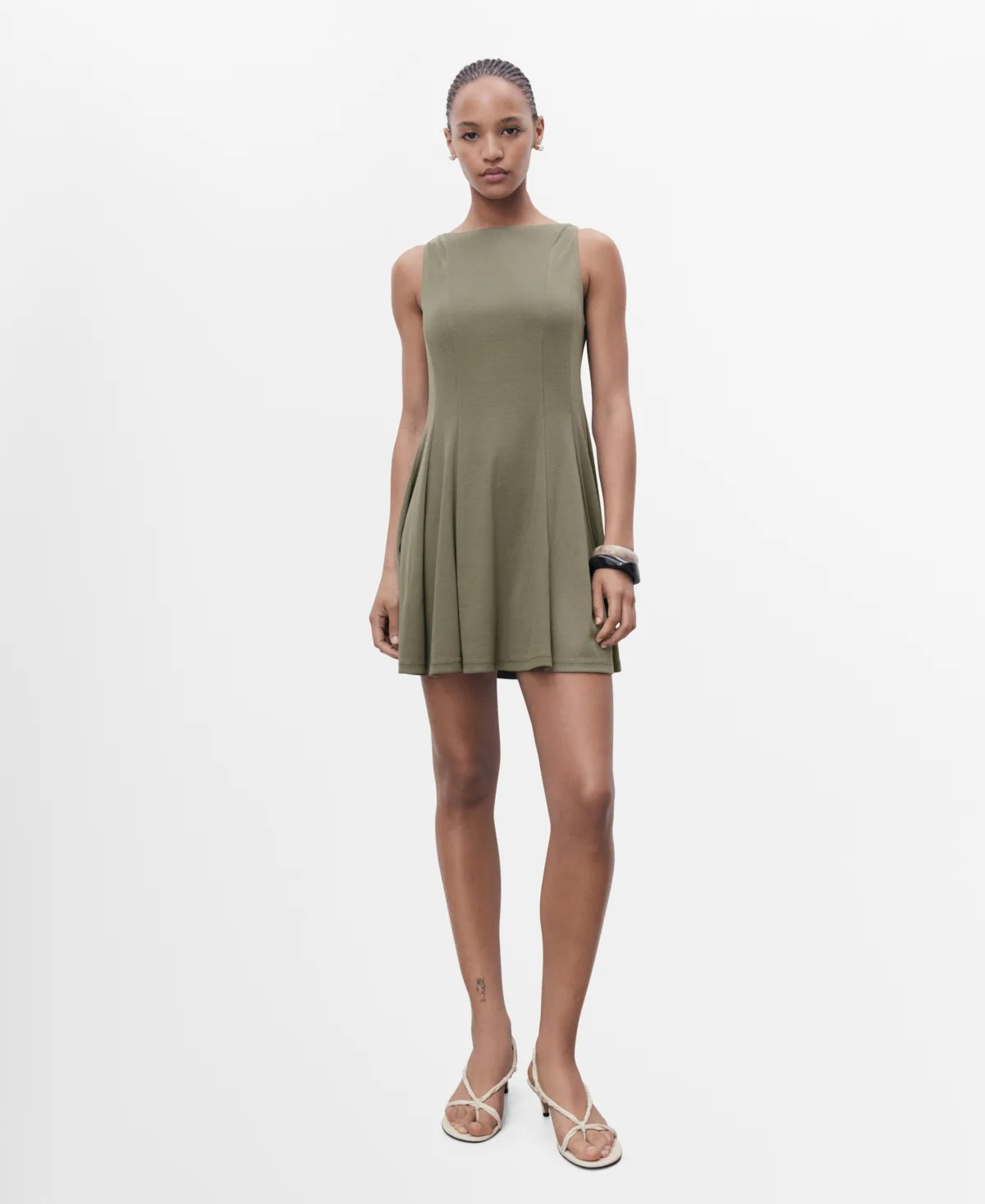 Short Flared Dress by Mango