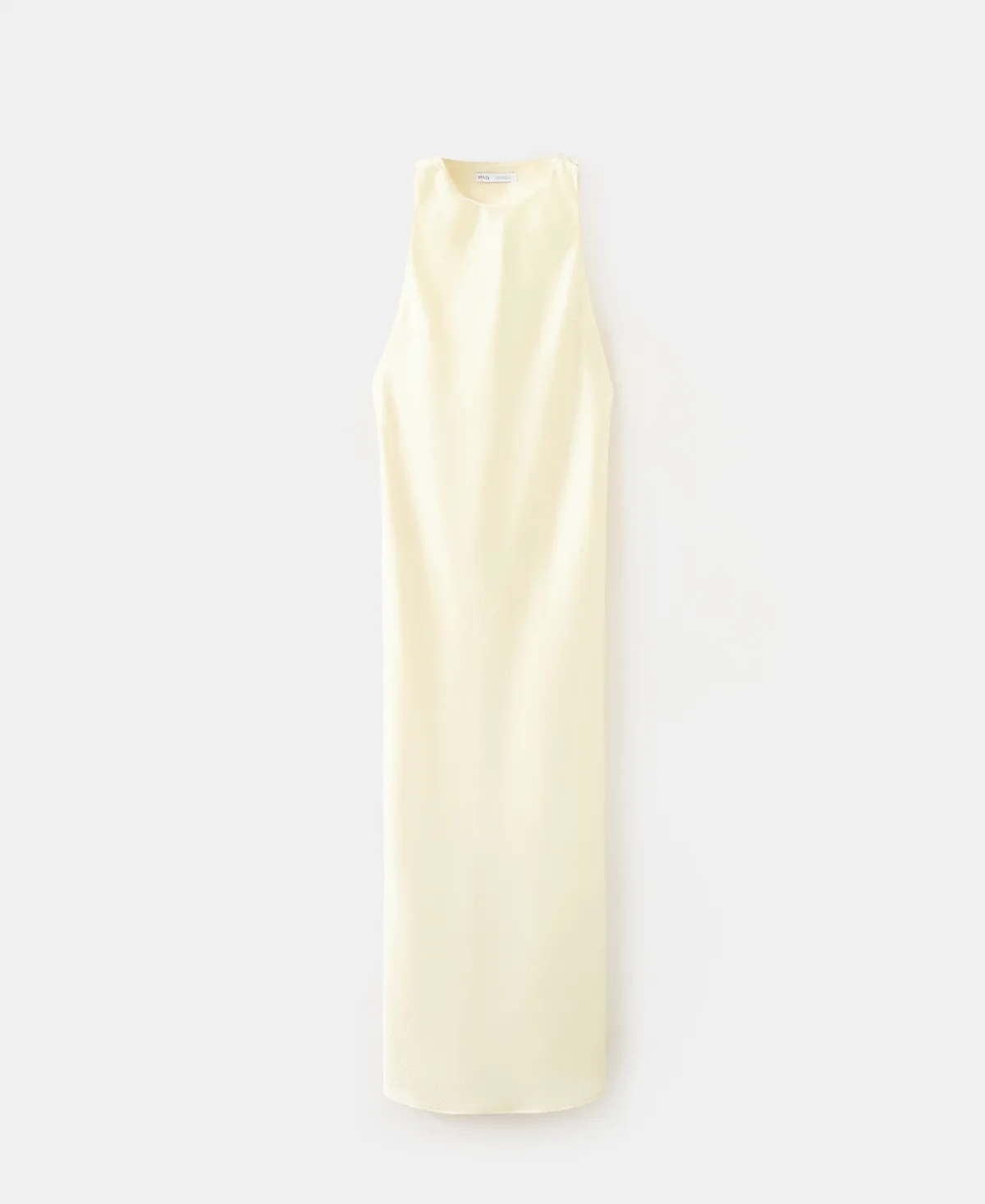 Back Detail Satin Dress by Mango