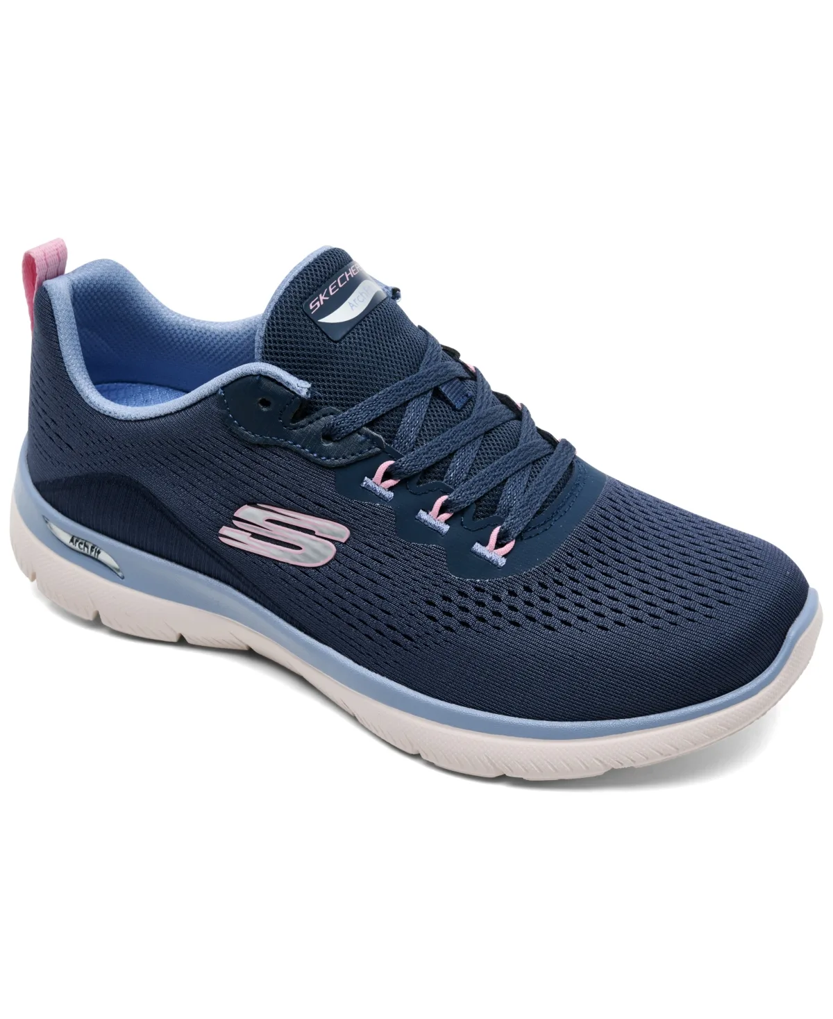 Slip-Ins: Arch Fit Summits - Daily Flow Casual Sneakers (wide Width) by Skechers