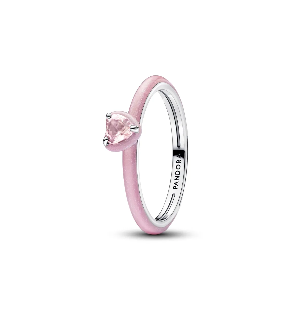 Pink Chakra Heart Ring by Pandora