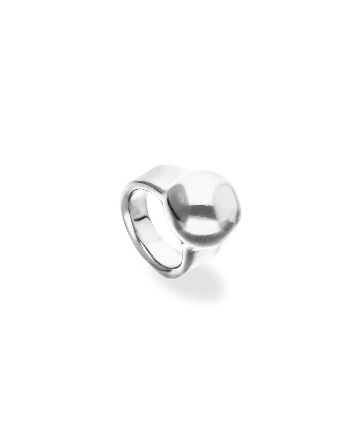 18k Gold Alloy Ring with the Shape of a Ball