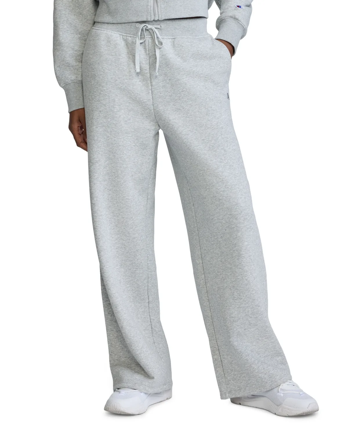 Wide-Leg Fleece Sweatpants by Champion