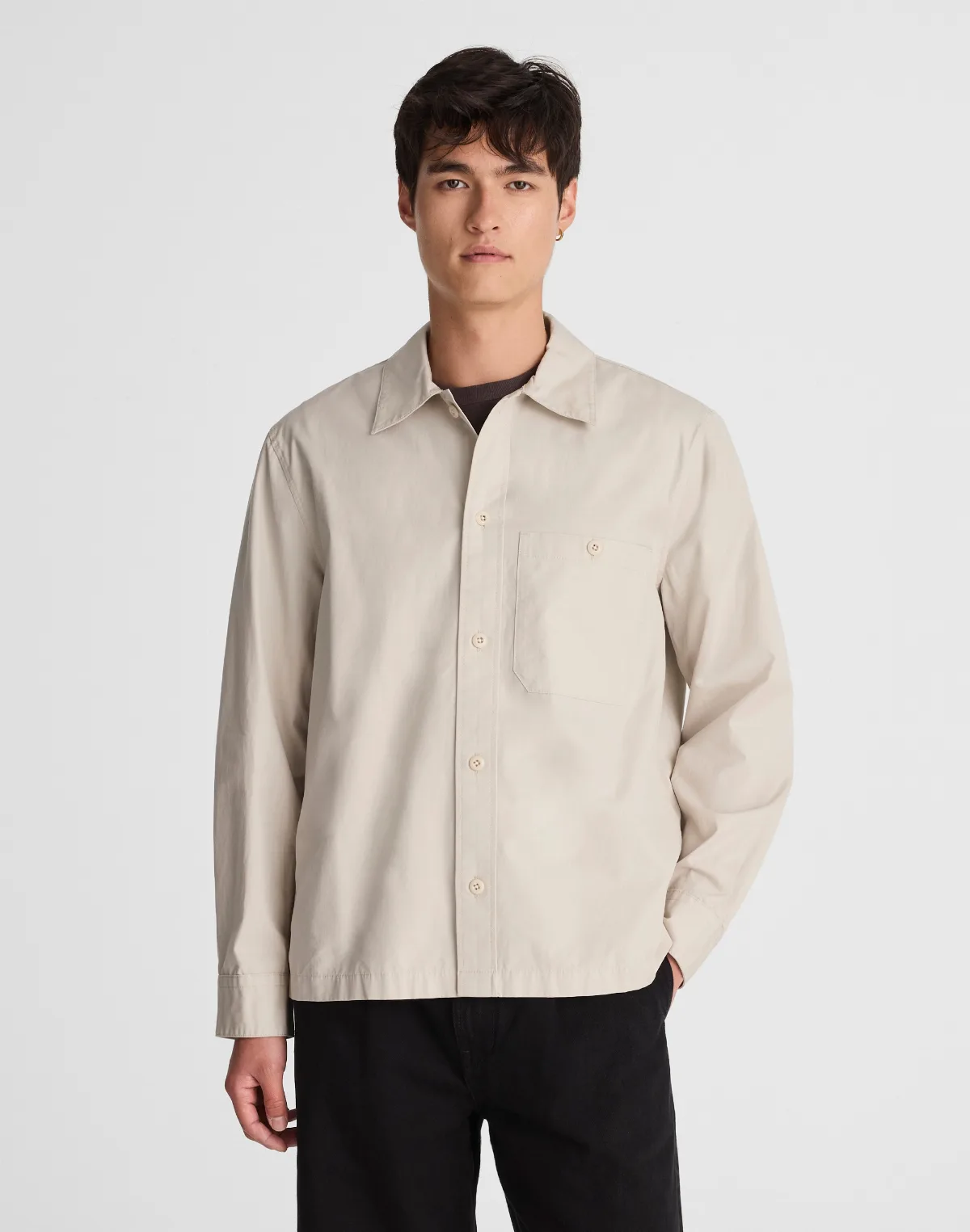 Cotton Poplin Overshirt by MW