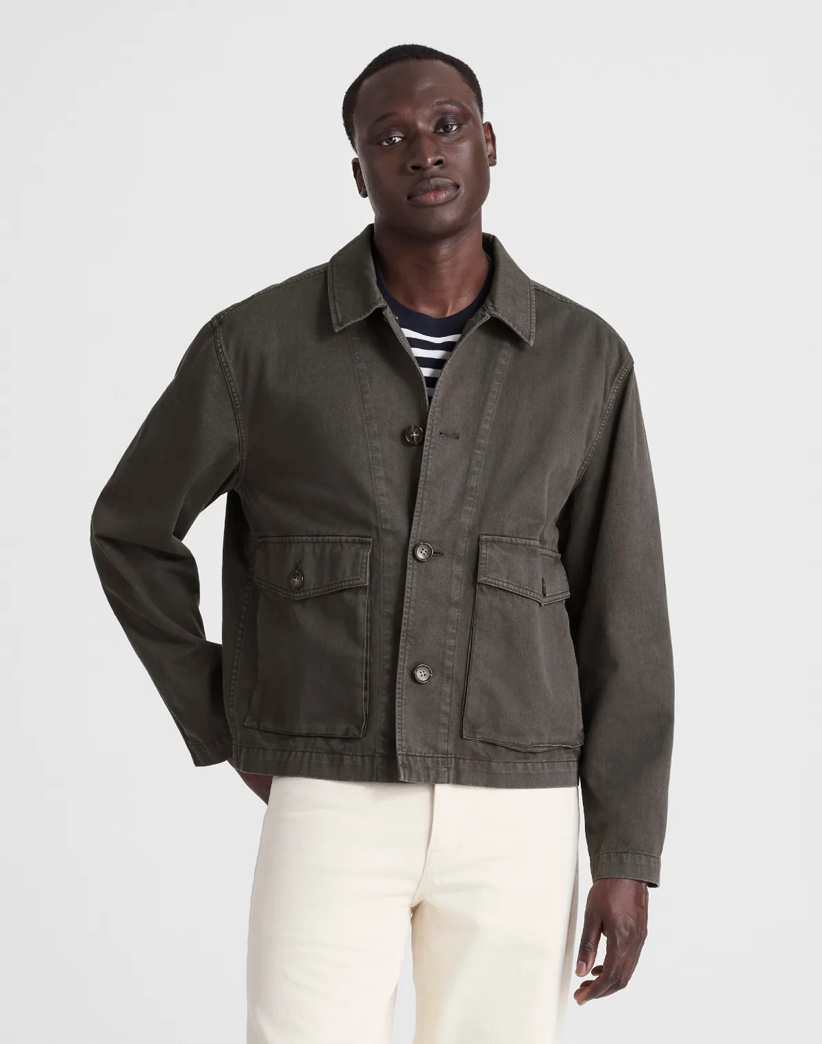 Patch-Pocket Work Jacket by MW