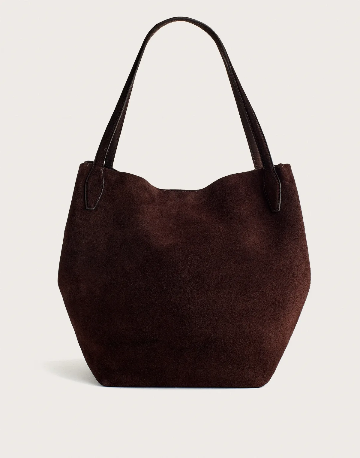 The Shopper Tote in Soft Grain Suede by MW