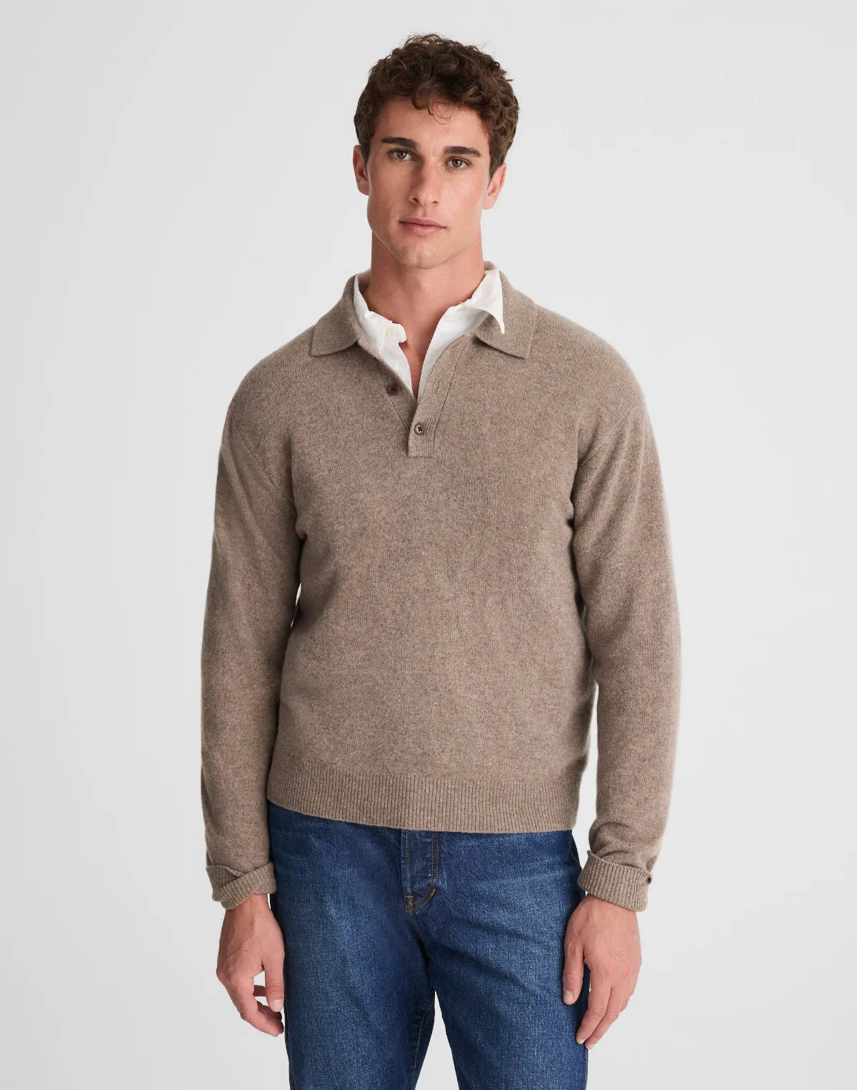 Sweater Polo in Heritage Merino Wool by MW