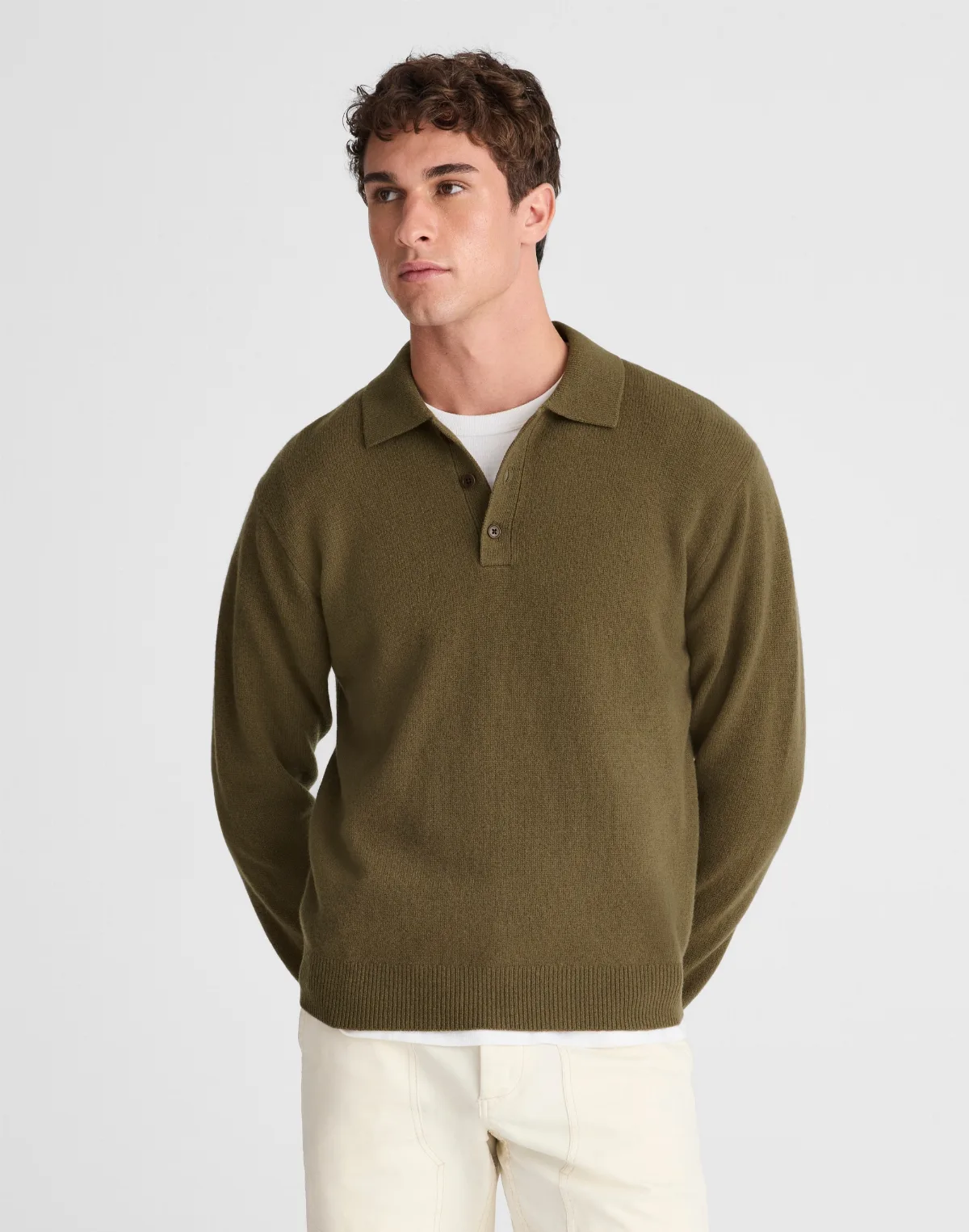 Sweater Polo in Heritage Merino Wool