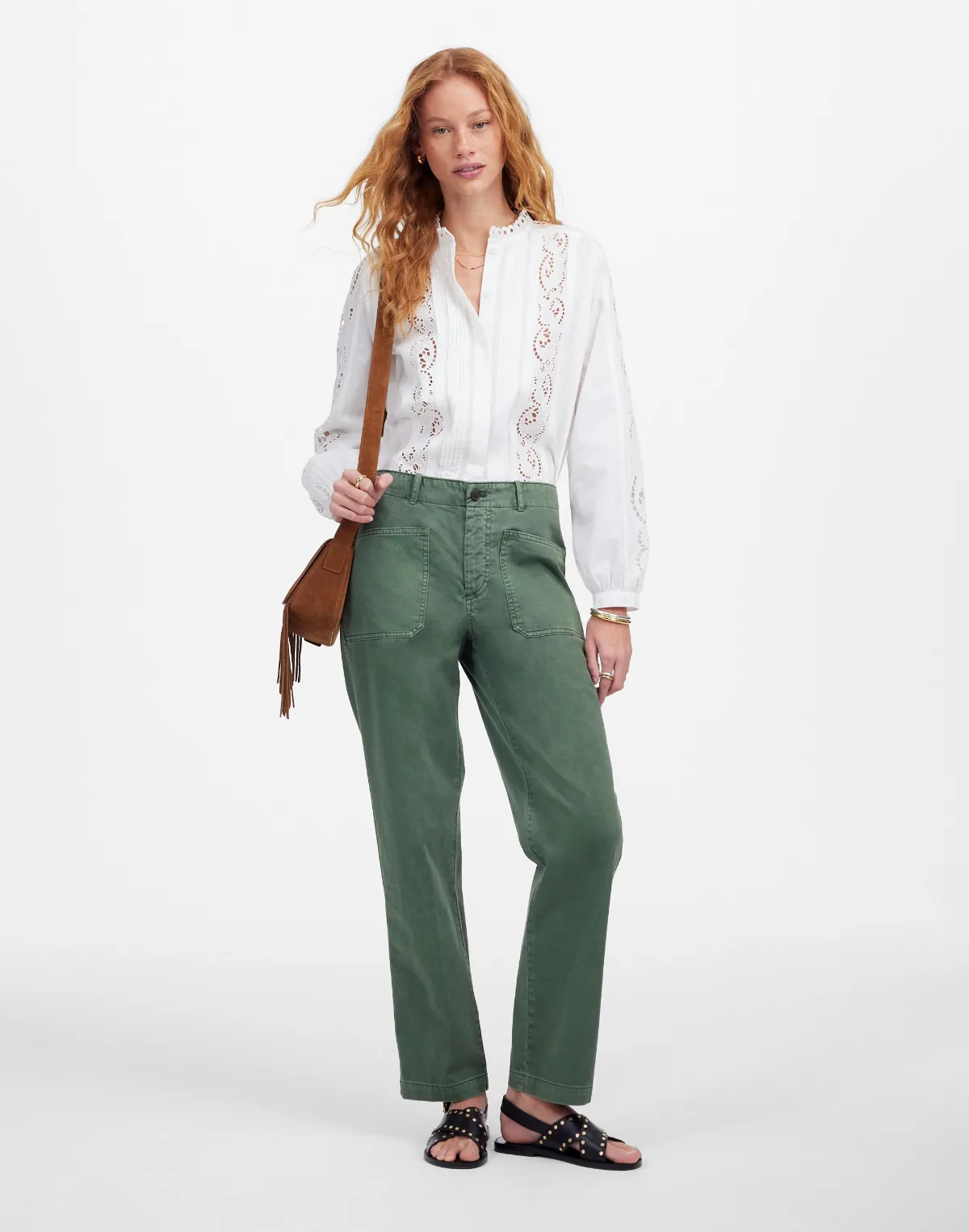 The Taper-Leg Utility Pant in Garment-Dyed Twill by MW