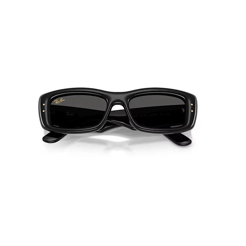 Kiliane Puffer Sunglasses Black Frame Black Lenses by Ray-Ban