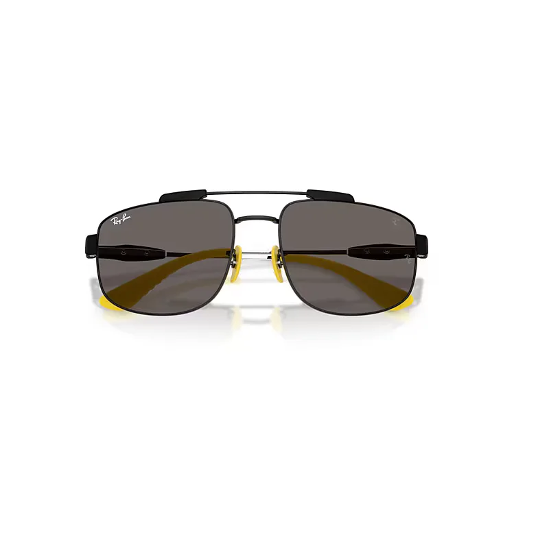 Rb3789m Scuderia Ferrari Collection Sunglasses Black Frame Grey Lenses by Ray-Ban