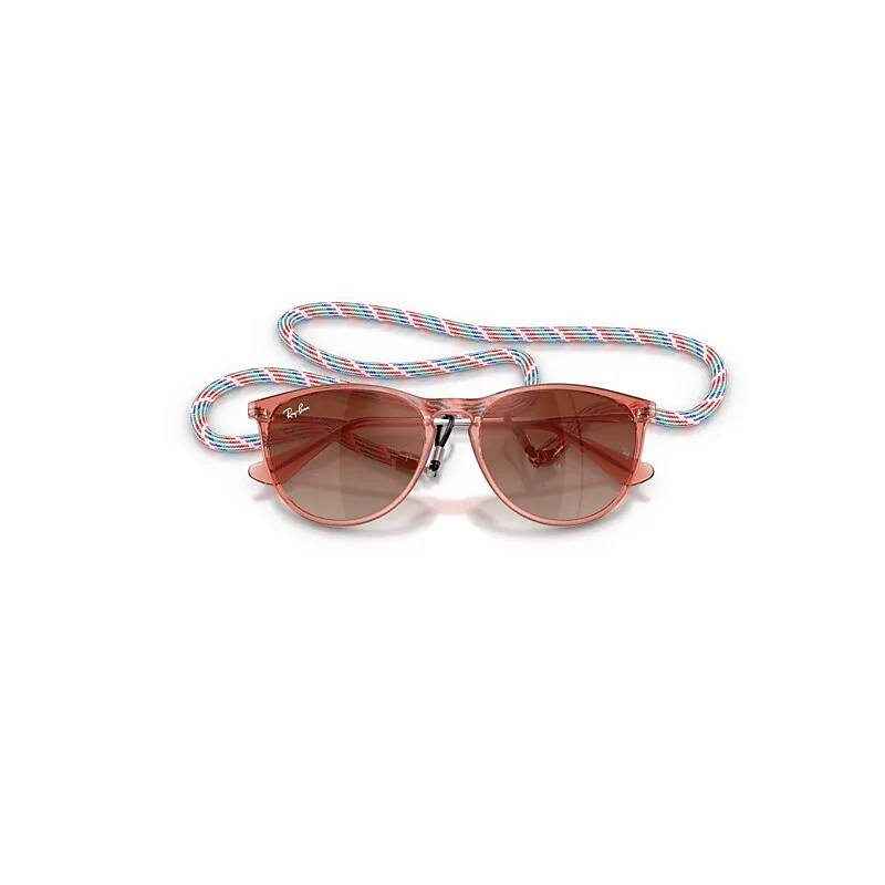 Erika Summer Capsule Sunglasses Silver Frame Brown Lenses by Ray-Ban
