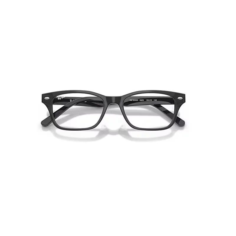 Rb5345d Optics Eyeglasses Transparent Dark Violet Grey Frame Transparent Lenses Polarized by Ray-Ban