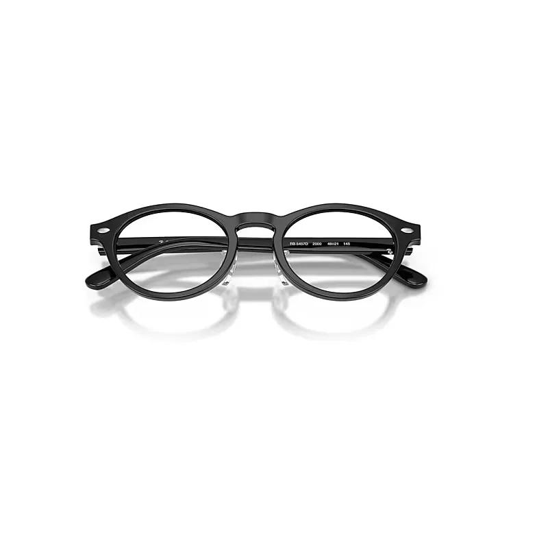 Rb5457d Optics Eyeglasses Black Frame Transparent Lenses Polarized by Ray-Ban