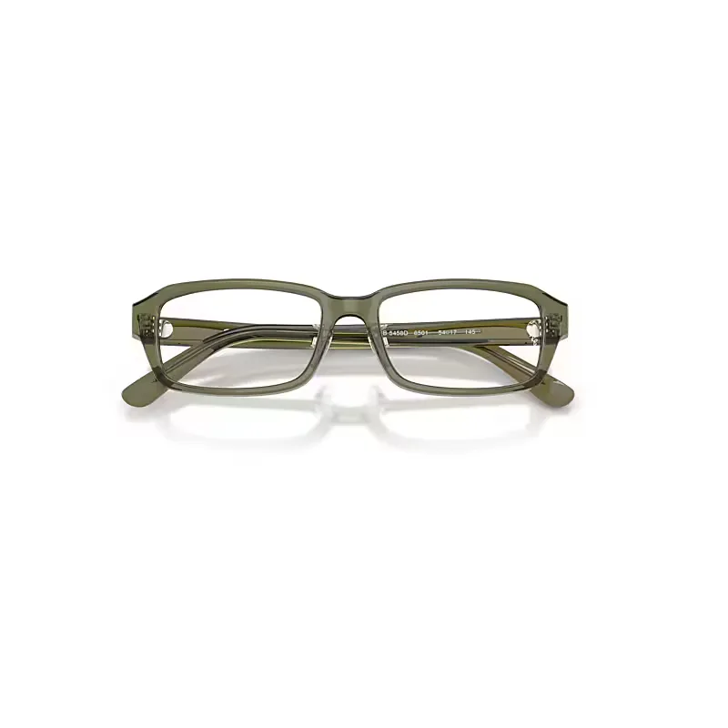 Rb5458d Optics Eyeglasses Transparent Green Frame Transparent Lenses Polarized