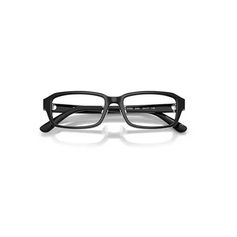 Rb5458d Optics Eyeglasses Black Frame Transparent Lenses Polarized by Ray-Ban
