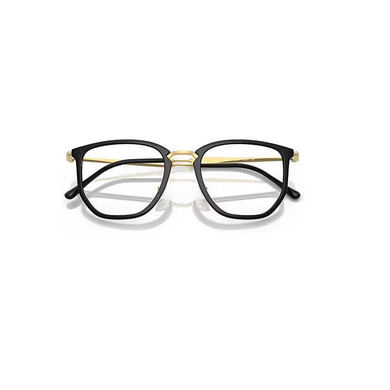 Rb4451v Optics Eyeglasses Arista Gold Frame Clear Lenses Polarized by Ray-Ban