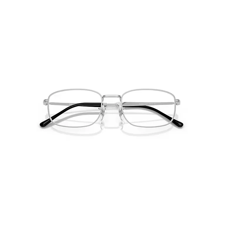 Rb6533 Optics Eyeglasses Silver Frame Clear Lenses Polarized