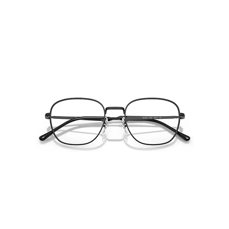 Rb6534 Optics Eyeglasses Black Frame Clear Lenses Polarized by Ray-Ban