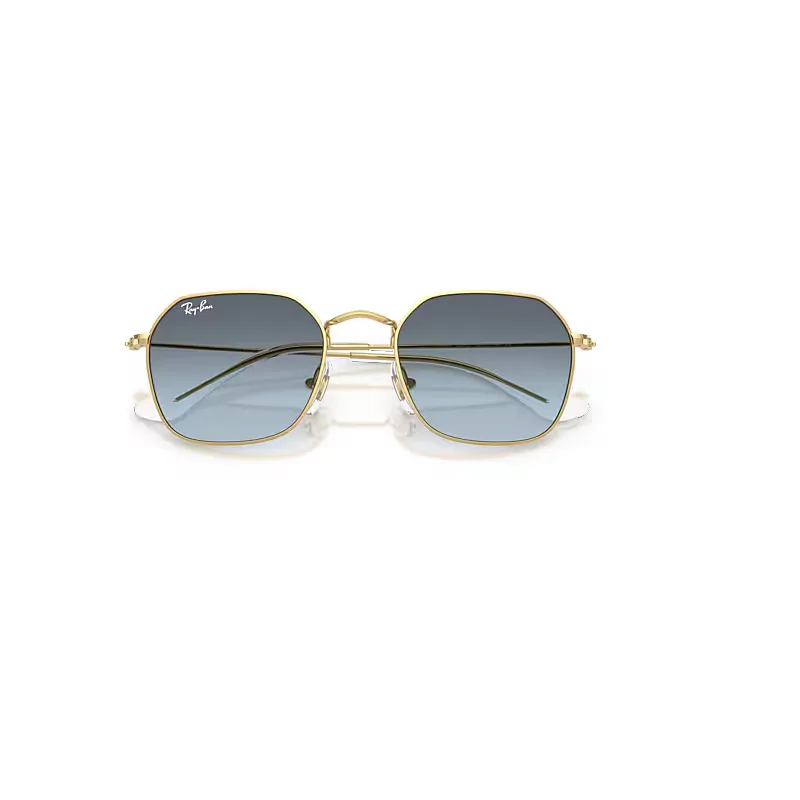 Rb9594s Sunglasses Arista Gold Frame Blue Lenses by Ray-Ban