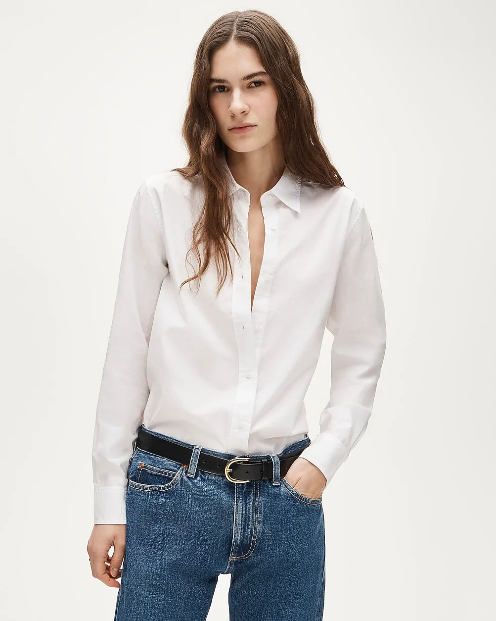 Tall Jules Classic-Fit Shirt in Cotton Poplin by J.Crew