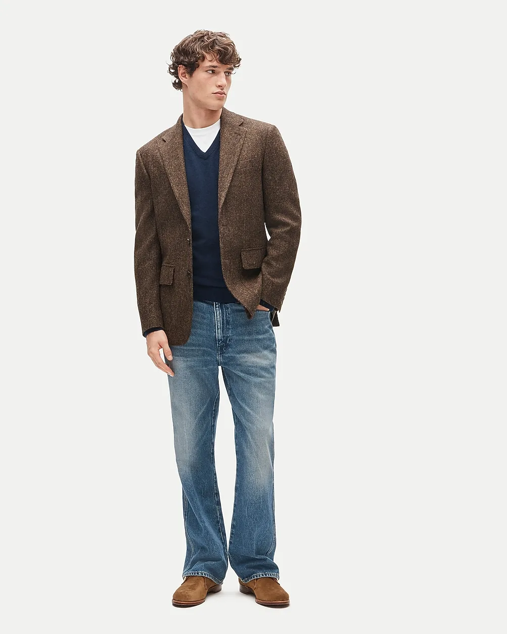Sportcoat in English Broken Herringbone Wool by J.Crew