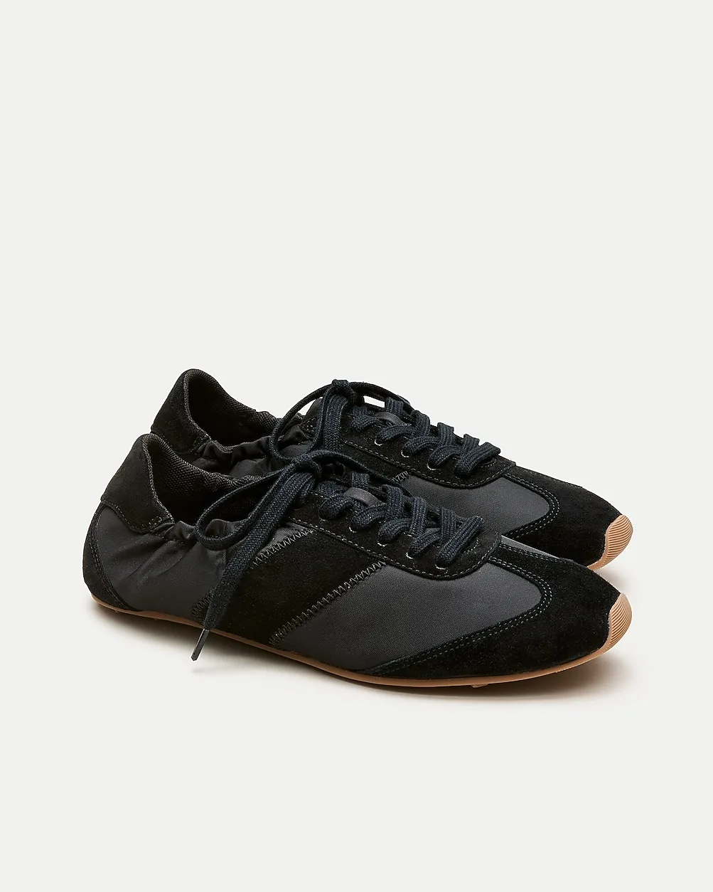 Ballet Sneakers in Suede and Leather