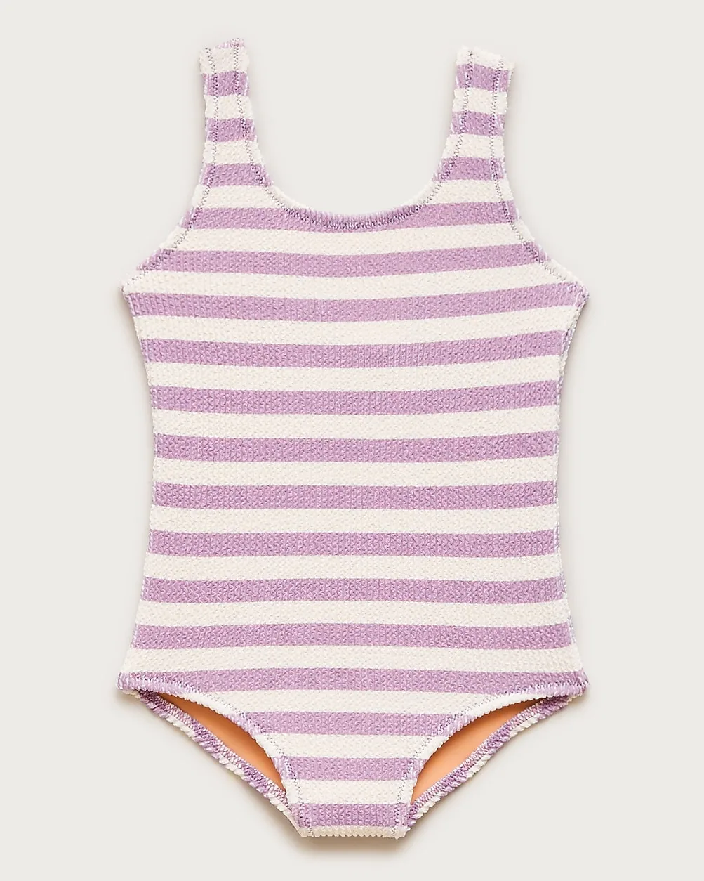 Scrunchie Scoopneck One-Piece Swimsuit in Stripe by J.Crew