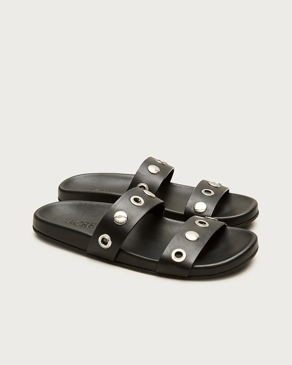 Kira Grommet Sandals in Leather