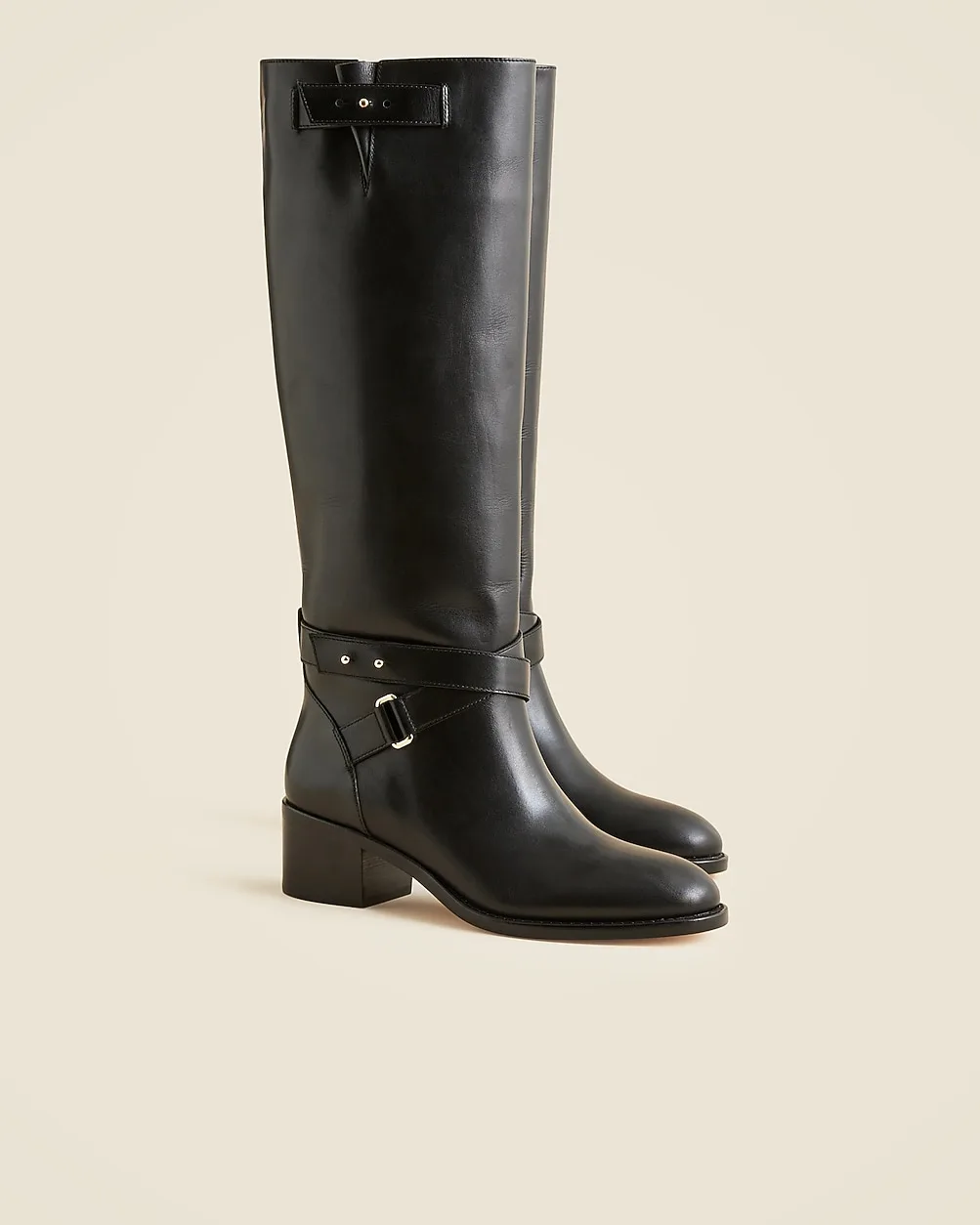 Ryder Knee-High Boots in Leather