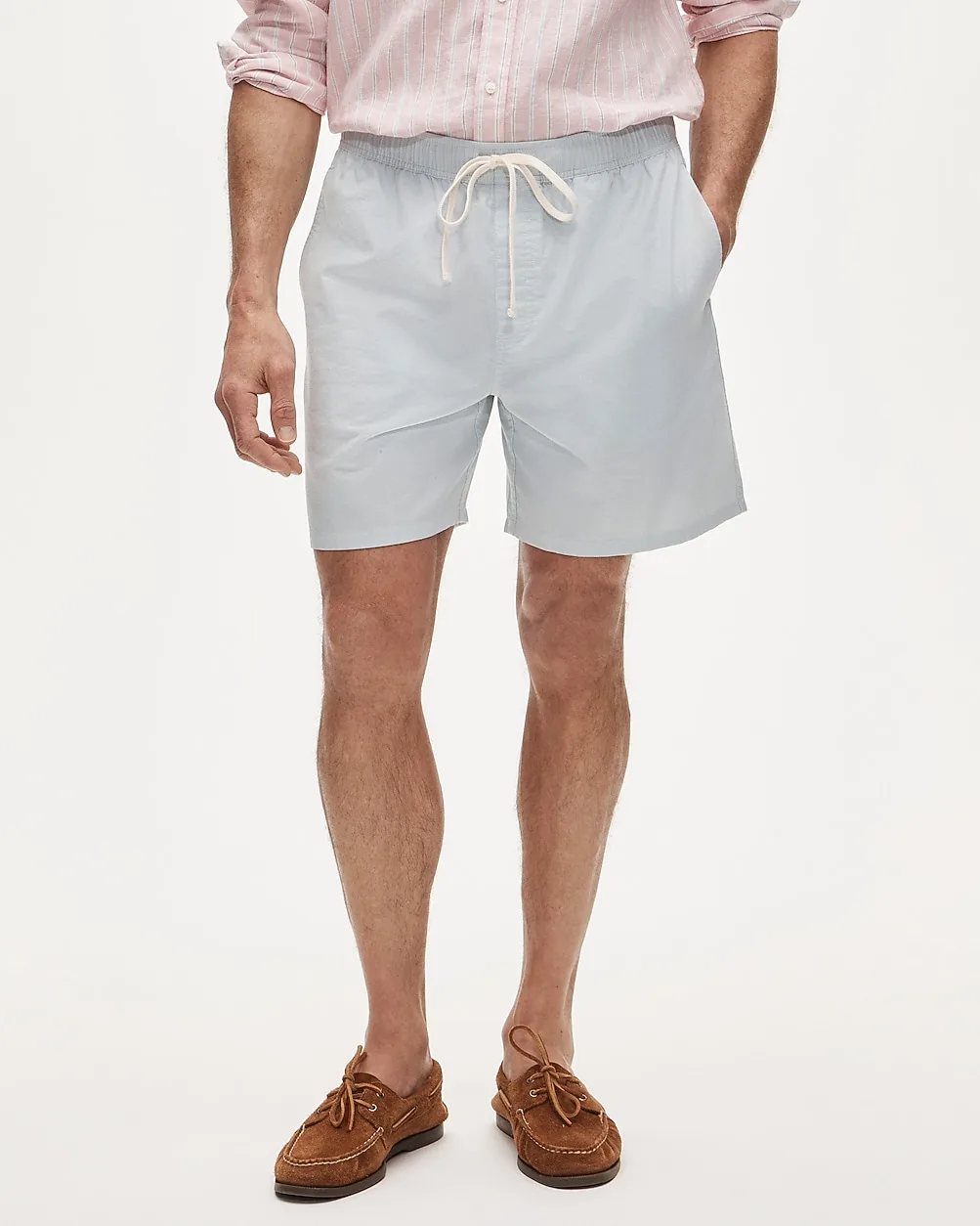7'' Lounge Short in Broken-In Oxford Cloth by J.Crew