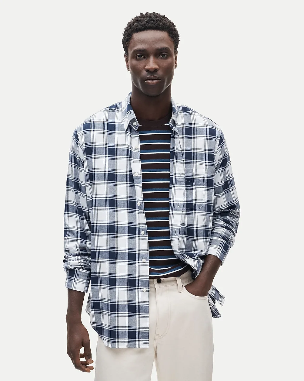 Lakeside Cotton-Blend Shirt by J.Crew