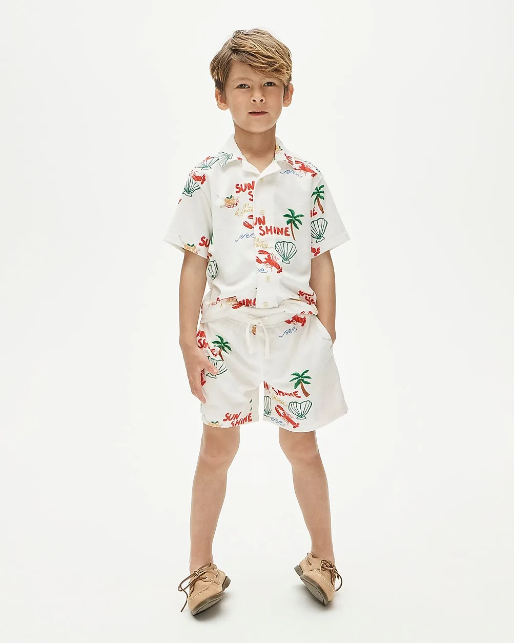 Towel Terry Short in Vacation Print by J.Crew