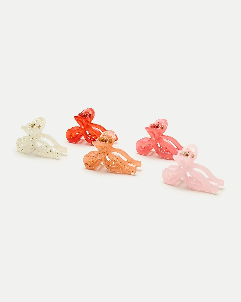 Bow Claw Clips Five-Pack by J.Crew