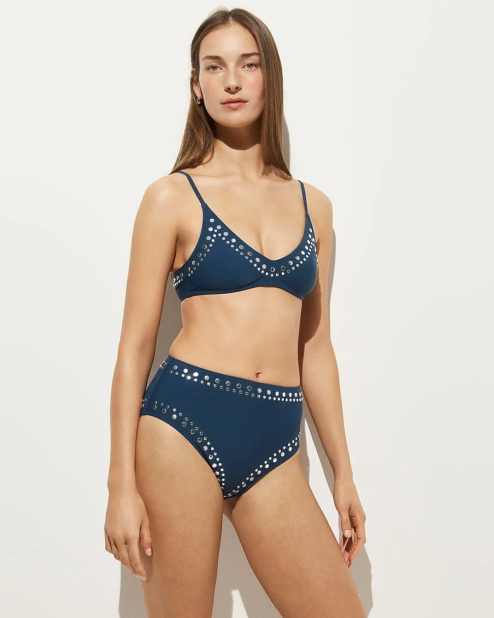 Hallie Embellished Bikini Bottom by J.Crew
