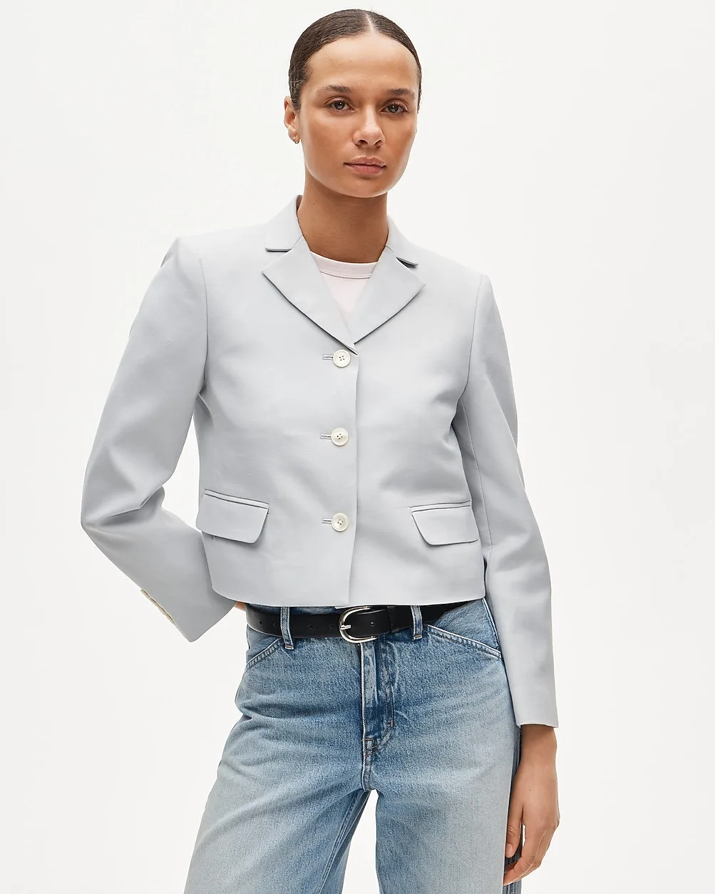 Lenore Lady Blazer in Gramercy Linen Blend