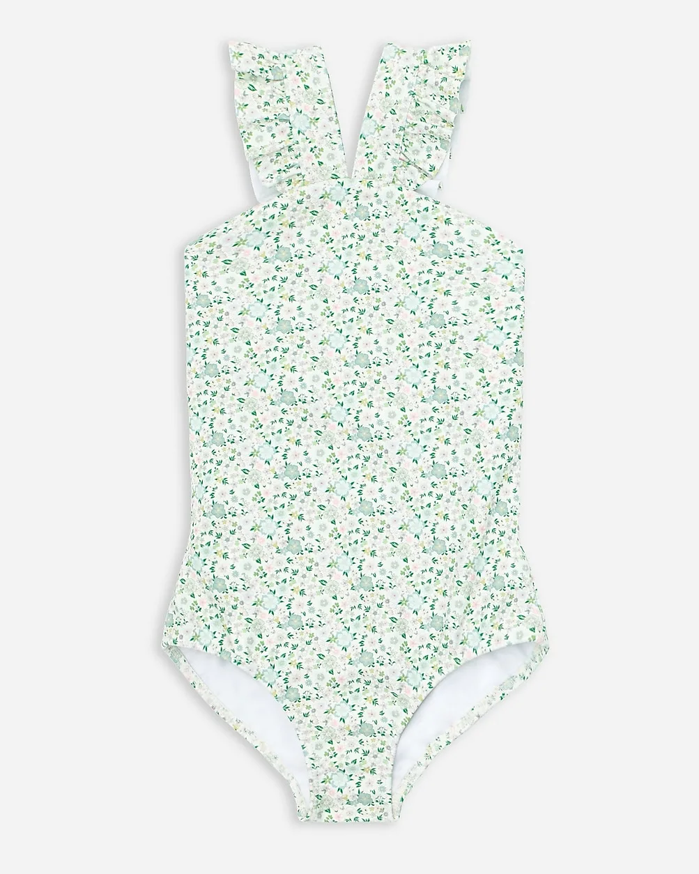 Minnow™ V-Neck Crossover One-Piece by J.Crew