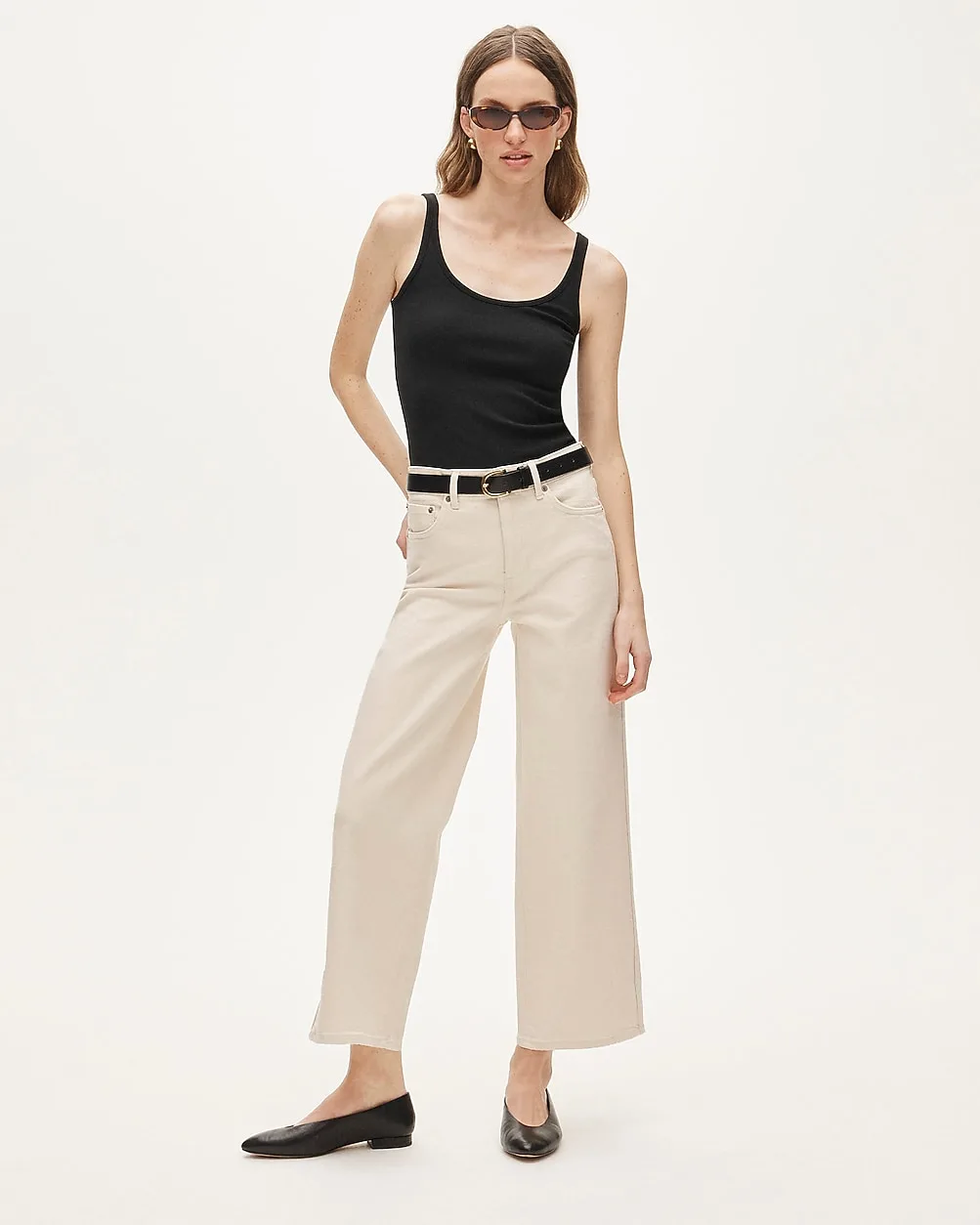 Tall Everyday Wide-Leg Ankle Jean in Semi-Stretch by J.Crew