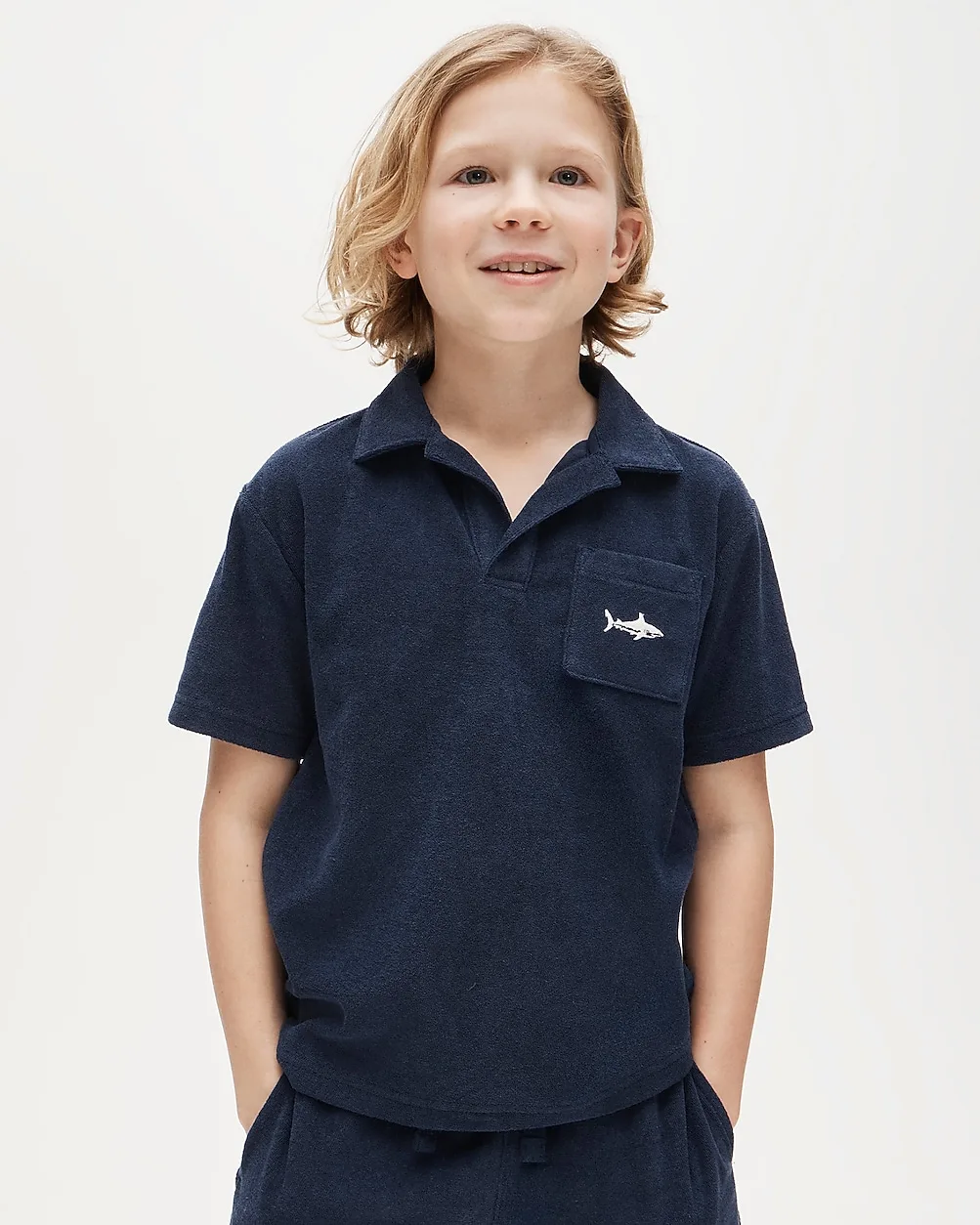 Johnny-Collar Critter Sweater-Polo by J.Crew