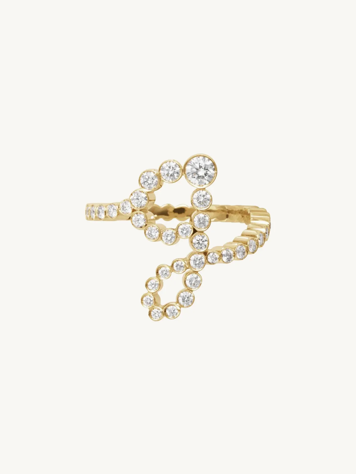 Ensemble Letter Ring by Sophie Bille Brahe