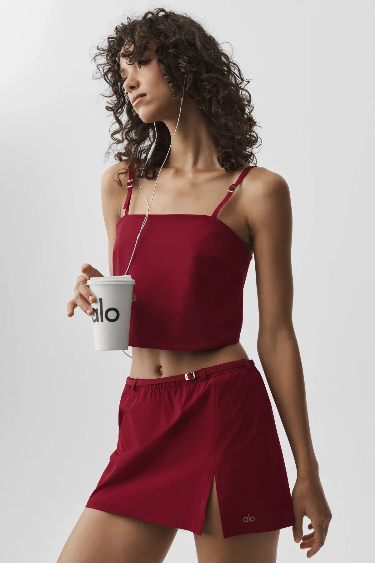 Cropped Connection Tank Top by ALO